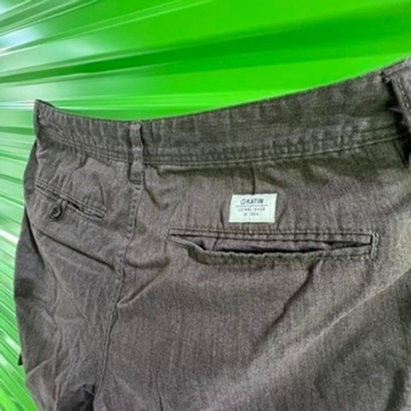 Katin USA Mens Hybrid Walk Shorts Brown Heathered Size 32 Surf Casual - Picture 9 of 12